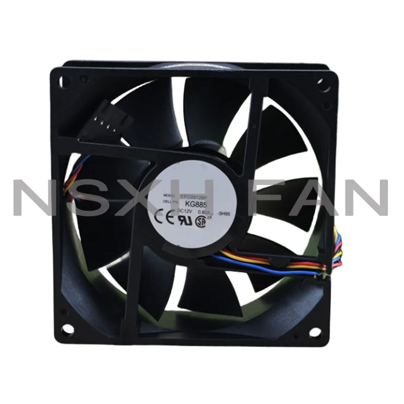 

EFC0912BF KG885 12V 0.60A 9CM 9032 4WIRES TEMPERATURE CONTROL COOLING FAN