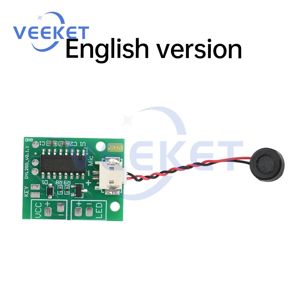 DC 3V~5V AI Offline Voice Switch Control Board Night Light Voice Control Circuit Driver Board Voice Control Delay Switch