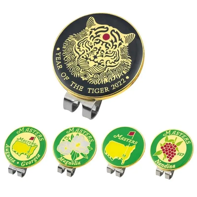 652F قبعة مغناطيسية مقطع مضحكة لعبة Golf Ball Marker Hat Clip Men Women Gifts Gifts Accessory