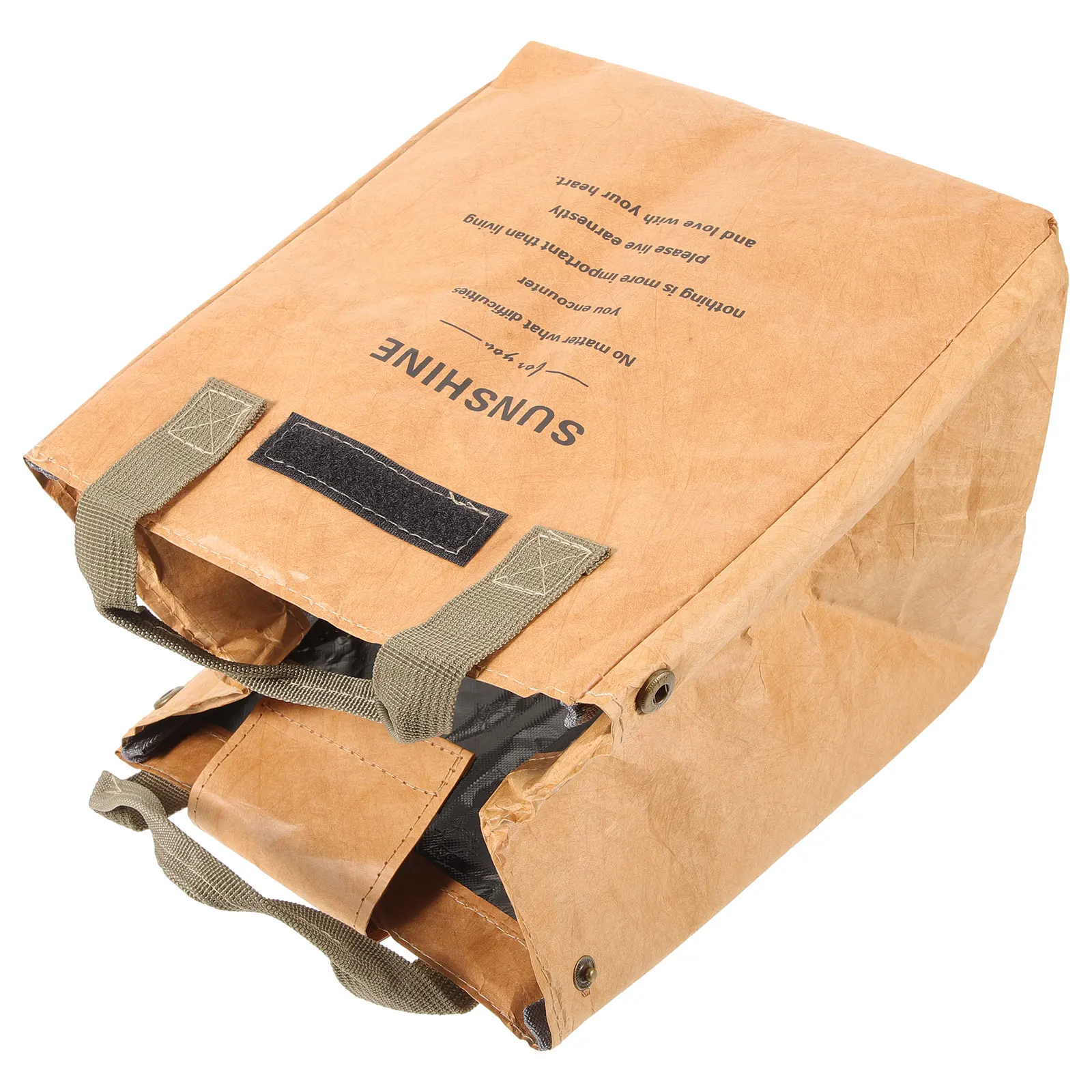 

Paper Lunch Bag Insulated Thermal Cooler Bag for Food Bento Storage Portable Outdoor Office Freezable Light for Lunch