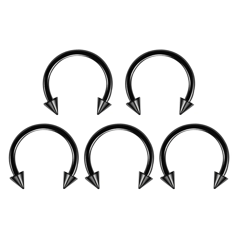 36PC Stainless Steel Horseshoe Septum Piercing Lot