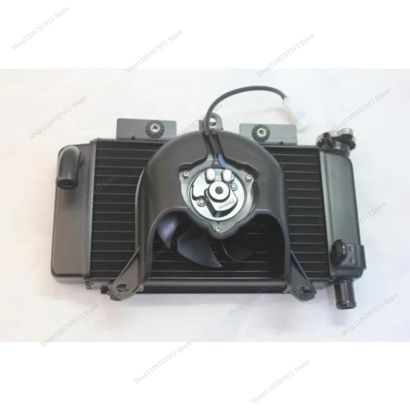 For Motorcycle Accessories 250NK 250SR Water Tank Fan Radiator Assembly