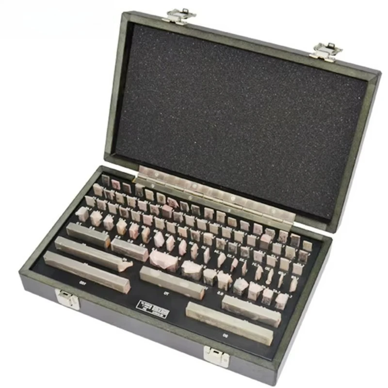 

High Quality Grade 81 Piece Inch Measuring Block Group 1 Grade Industrial Tool Resistance Measurement Standard Block