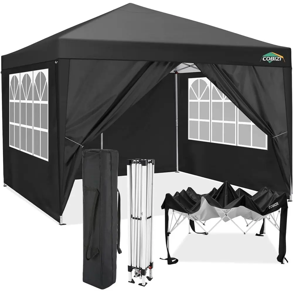 

10x10 Portable Waterproof Canopy with 4 Sides for Events, Weddings & Outdoor Shelters