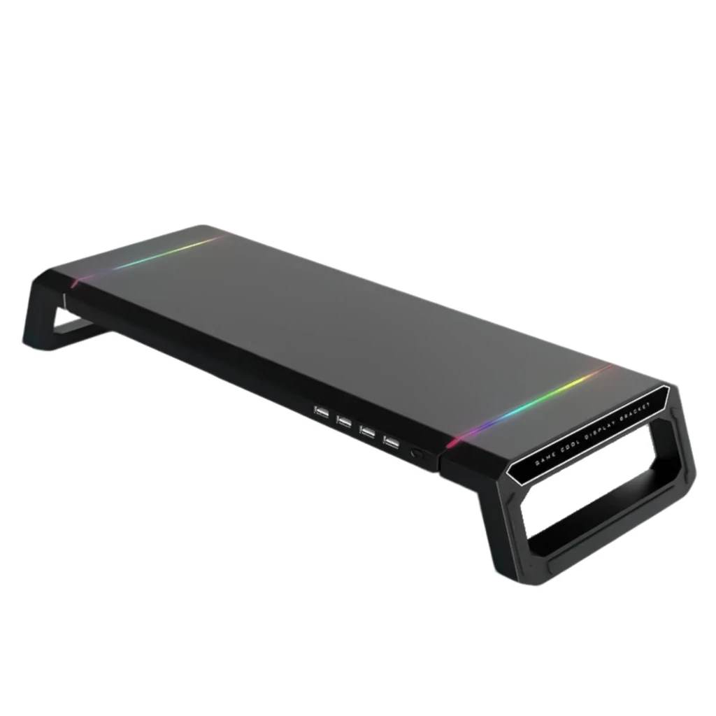 

1pc USB Hub Monitors Stand Risers Computer Stand with Storage Drawer and Phone Slot Desk Organizers Stand 30kg Bear Weight