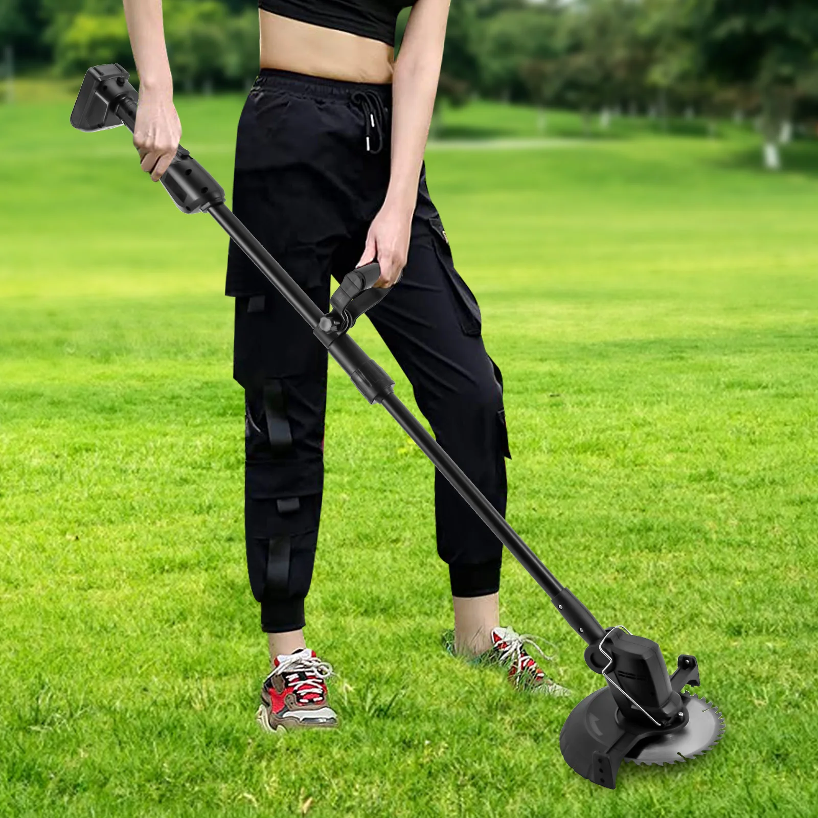 Electric Cordless Electric String Trimmer Lawn Edger Weed Wacker Cutter Grass Trimmer Kit