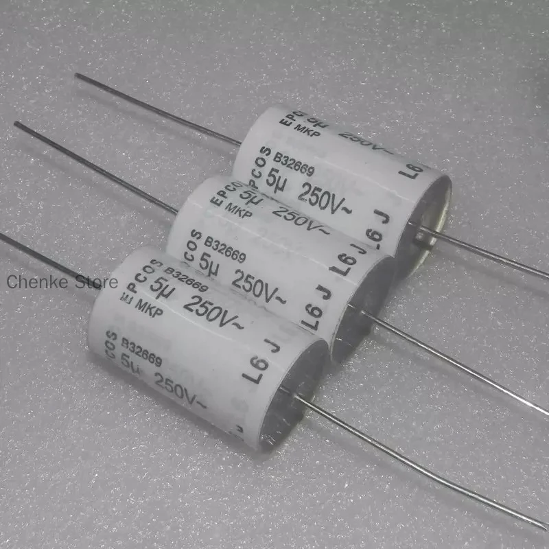 

10PCS/German MKP series 5UF500V 250VAC fever axial audio infinite capacitor