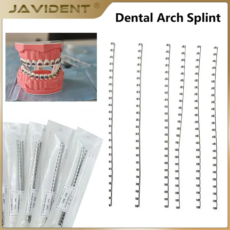 5/10x4Pcs/Bag Dental Arch Splints Orthodontic Jaw Fracture Accessories Dentistry Arch Bar Erich Eaich for Upper Lower Dentures