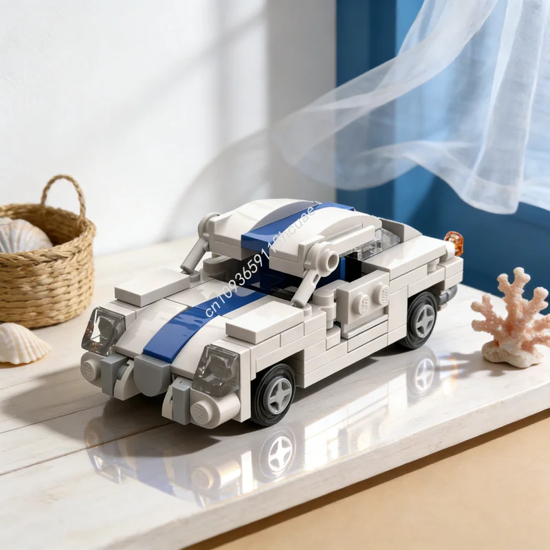 

Набор строительных блоков MOC «Фиат Абарт: Двойная Куполообразная Модель» (136 деталей), архитектурная модель, идея для рождественского подарка, развивающая игрушка