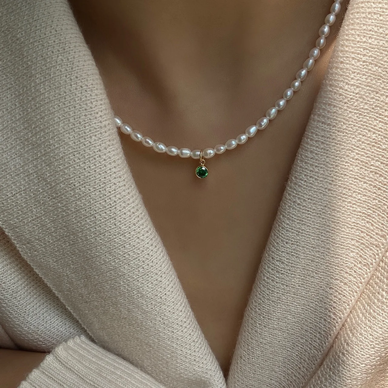14K Gold Filled Natural Freshwater Pearl AAA Zircon Beads Necklace Women Jewelry Designer T Show Runway Gown  INS Japan Korea