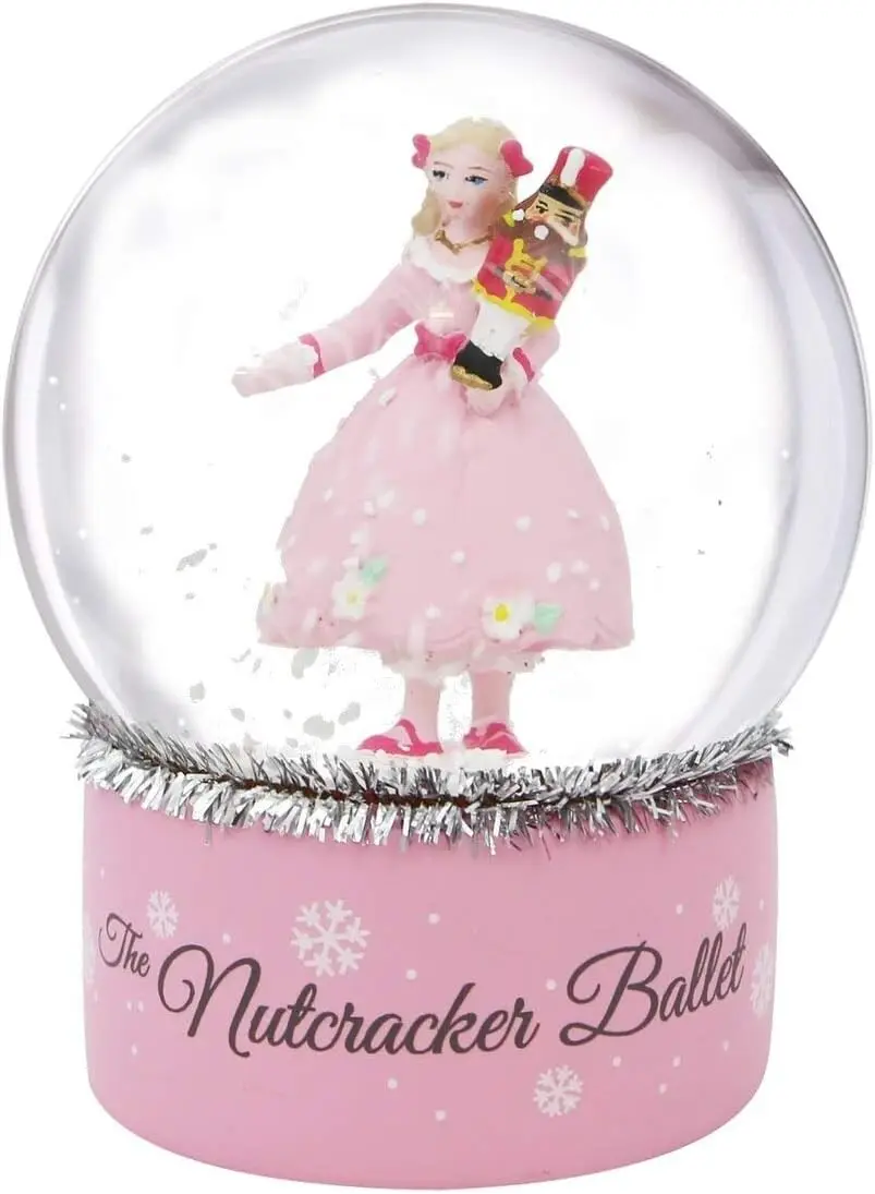 Globo de Agua de Bailarina de Ballet de 65 mm con Cascanueces, 3.5 Pulgadas de Alto para Decoración del Hogar