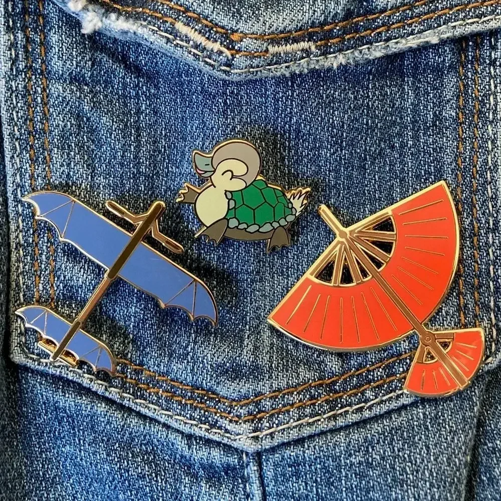 Avatar The Last That Airbender Enamel Pin Classic Cartoon Turtleduck Series Metal Brooch Coat Lapel Badge Jewelry Gifts