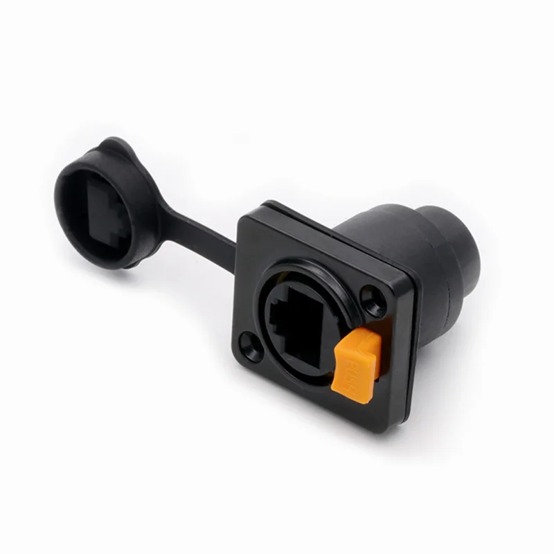 1pc RJ45 Network Connector 8P8C Outdoor RJ45 Cable Ethernet Plug Socket Connector Weatherproof IP65 Jack Signal Connector