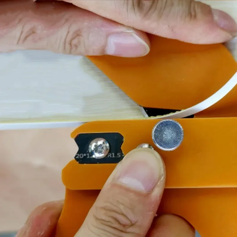 2 in 1 수동 트리밍 블레이드 아크 스트레이트 엣지 밴딩 스트립 스크레이퍼 보드 PVC 바인딩 엣지 트리머 디버링 도구 목공용