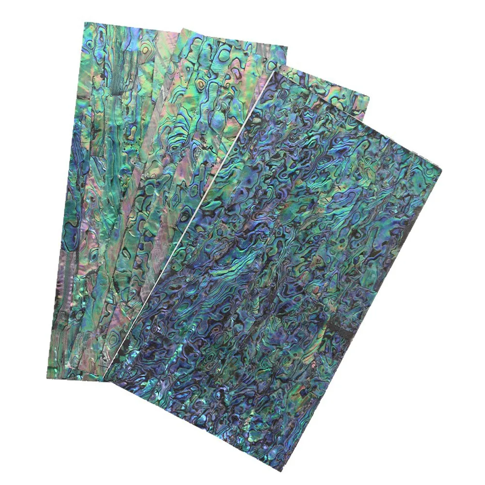 1Piece 240x140mm Natural Abalone Shell Mother of Pearl laminate Sheet DIY Home Decoration Material Crafts Carved Inlay