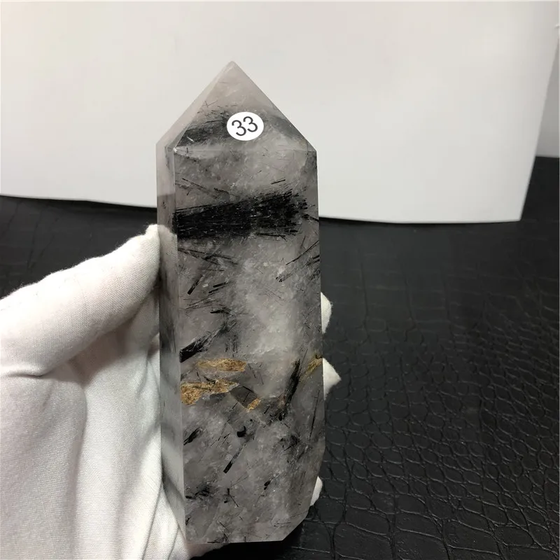 

natural black tourmaline point quartz crystal reiki healing natural stones and minerals