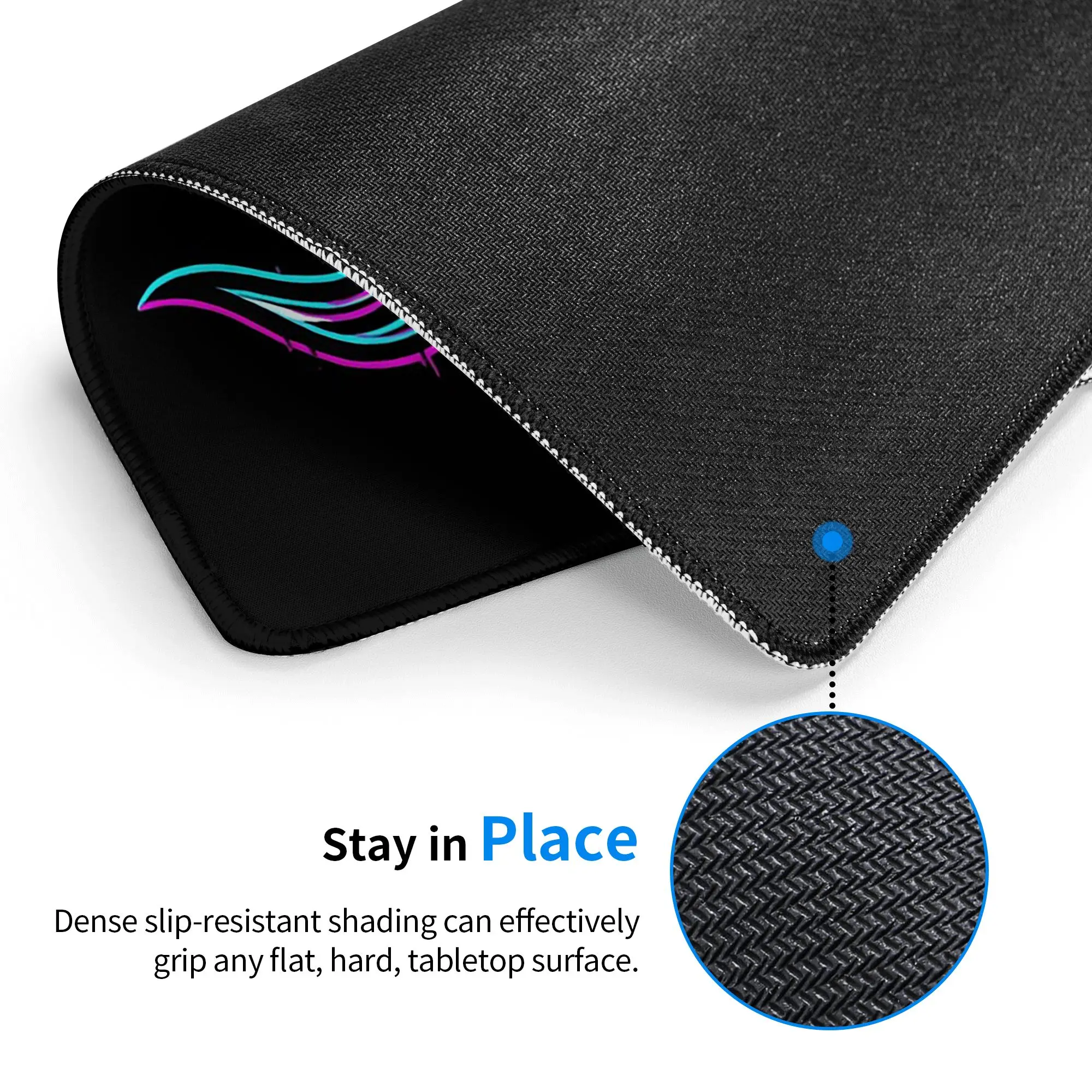 Viking Axe Symbol Amulet Mouse Pad Computer Keyboard Mouse Mat Gamer PC Laptop Desk Mat Office Accessories Table Mats