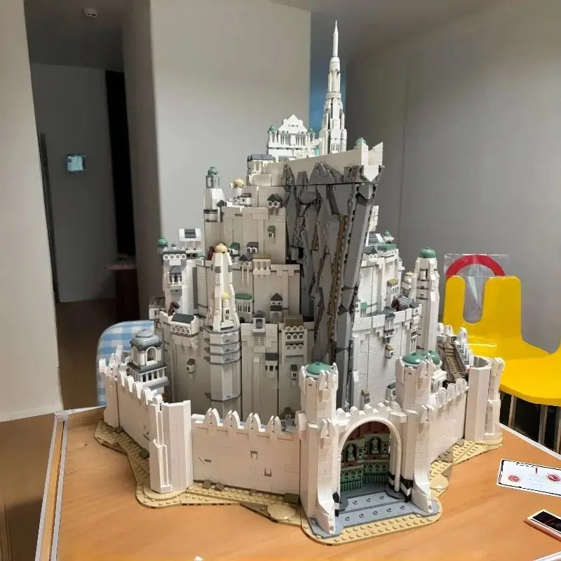 Fast Ship 8278PCS Tirith Imperial Capital Model Architecture Castle Difficult Building Kit Assembly Model Toys for Surprise Gift
