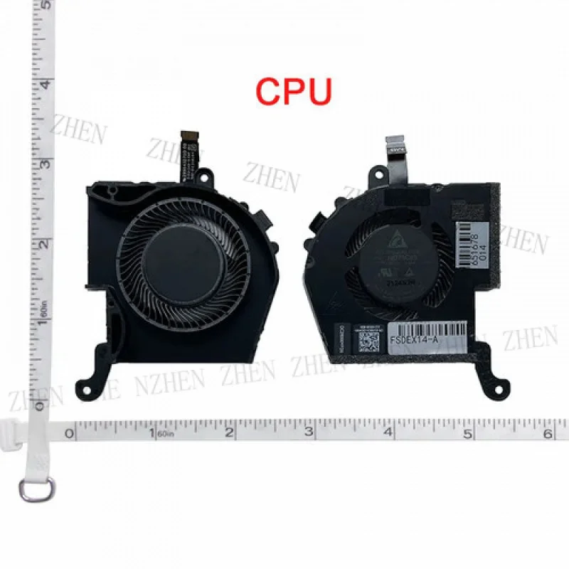 Kipas Pendingin CPU Y CPU untuk DELL Alienware X14 R1 P150G002 X17 R1 R2 0198CH 05PF30