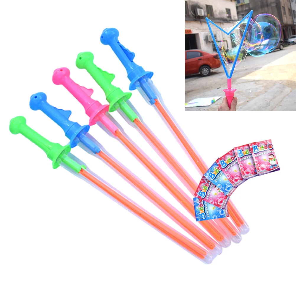 Varitas de burbujas para niños, palitos de burbujas coloridos con forma de estilo playero, mango de colores surtidos, Material seguro para actividades al aire libre