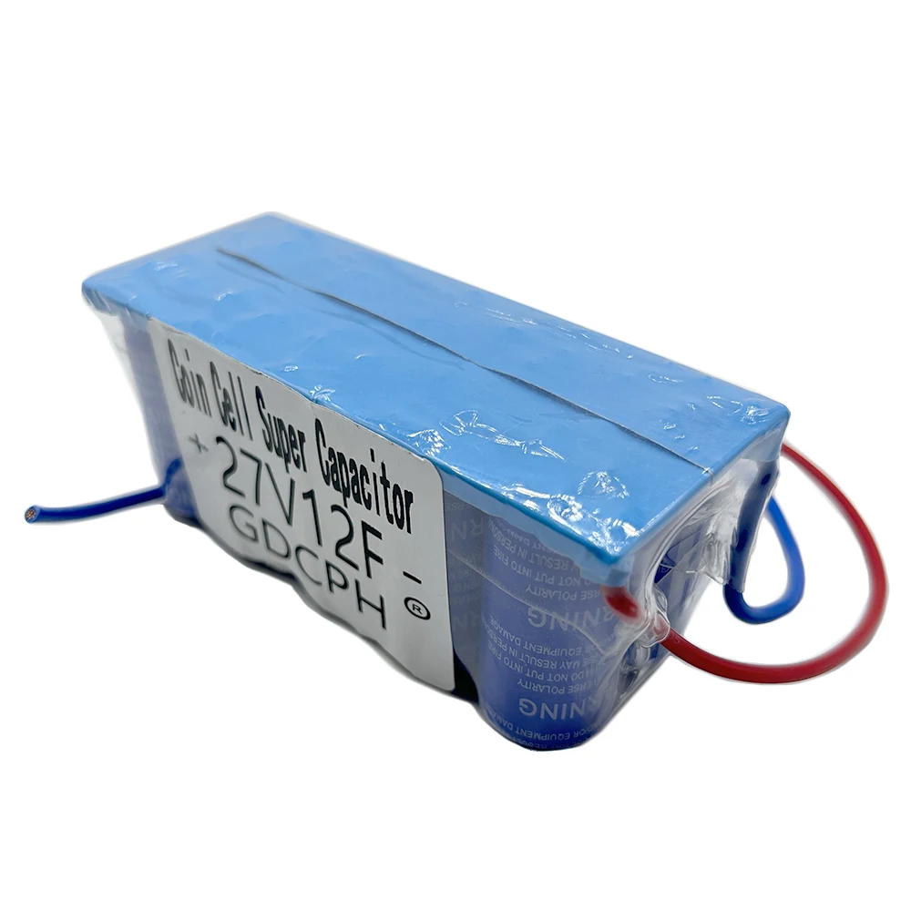 GDCPH 27V12F Automotive Rectifier Module 2.7V120F*10 Capacitor Backup Power Supply Farad Capacitor With Heat-Shrinkle