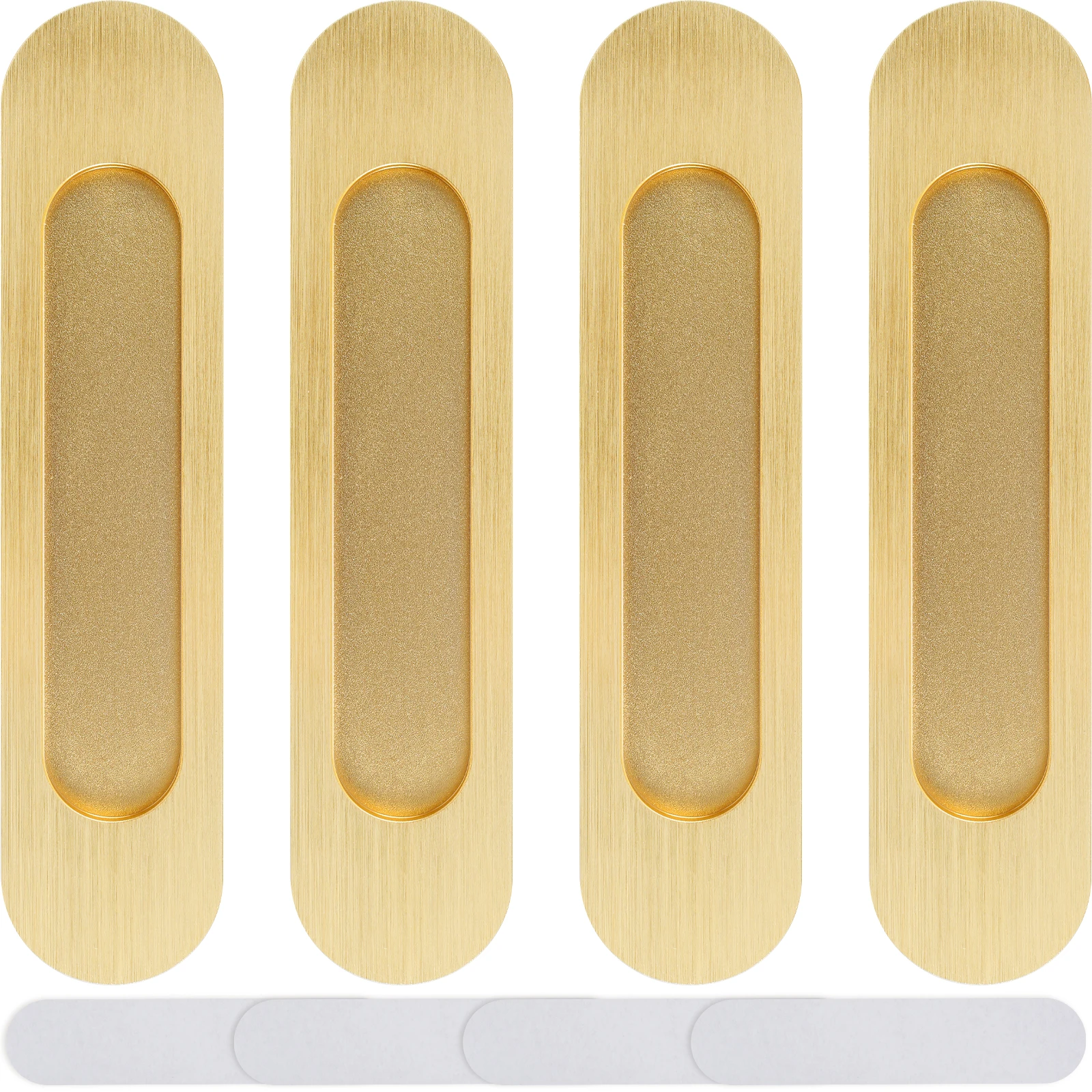 

Встраиваемая ручка для раздвижной двери, многофункциональная карманная ручка из алюминиевого сплава для раздвижных дверей, 7 дюймов, 4 шт.