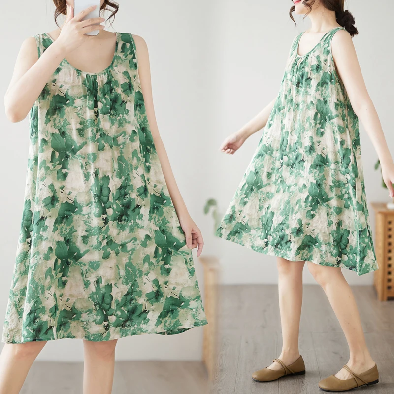 Loose Cotton Linen …