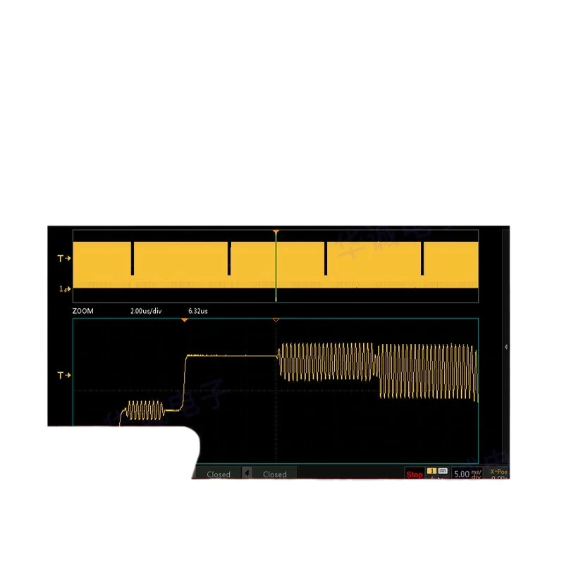 ZDS1104 four-channel digital oscilloscope 100M bandwidth 1G sampling rate 7-inch touch color screen