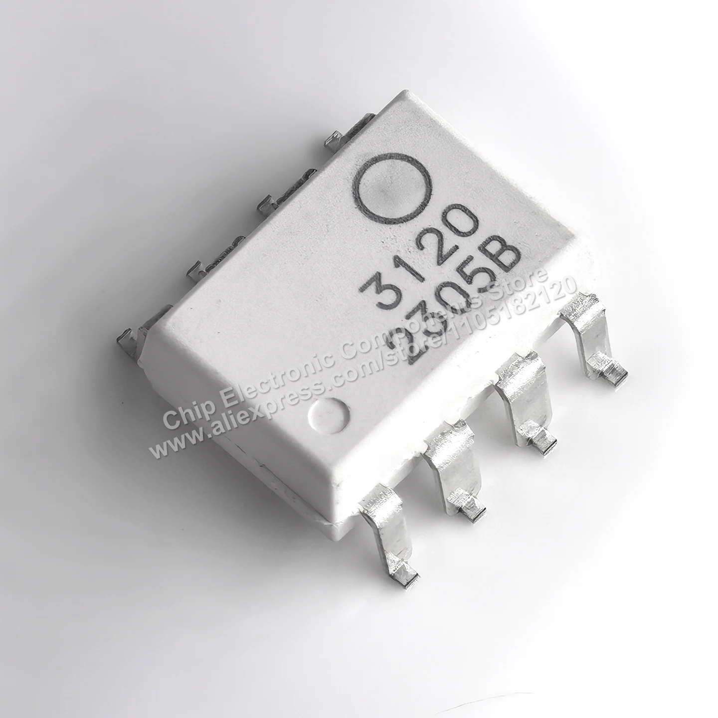 

（2PCS）Original IC FOD3120SD 3120 Marking: High Noise Immunity, 2.5 A Output Current, Gate Drive Optocoupler, SOP-8 -2.54mm