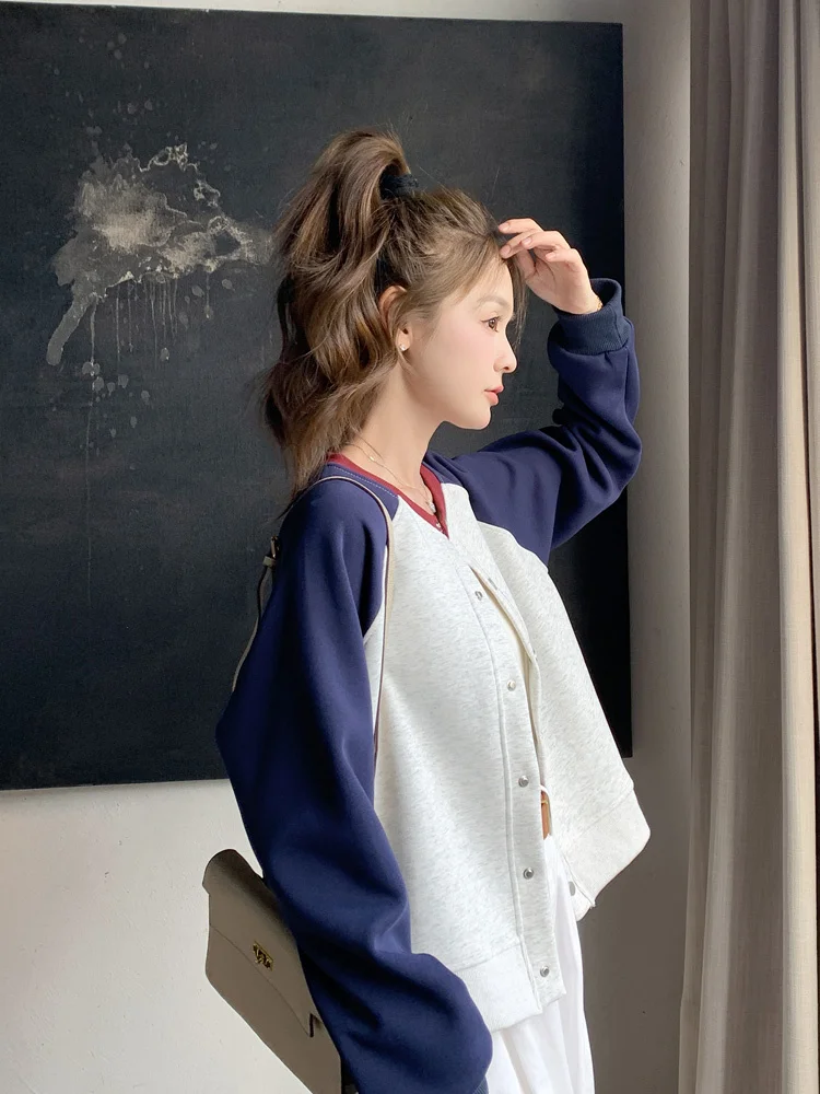 野球ジャケット レオパード柄 レディース サーマル 抗紫外線 抗凍結 ニットウェア 高耐久性 コットン ツーピース エレガント アウター ウルジャン 暖かい