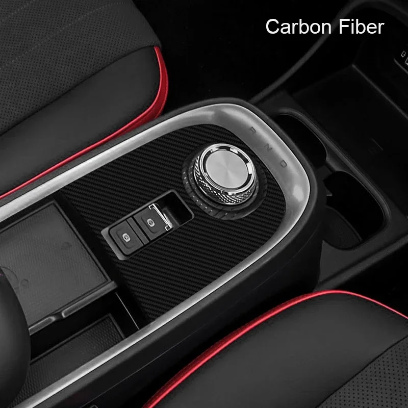For GWM ORA 03 GT 2022-2026 LHD Car Carbon Interior Sticker Lifting Window Panel Decal Gear Inner Door Protective Film Accessory