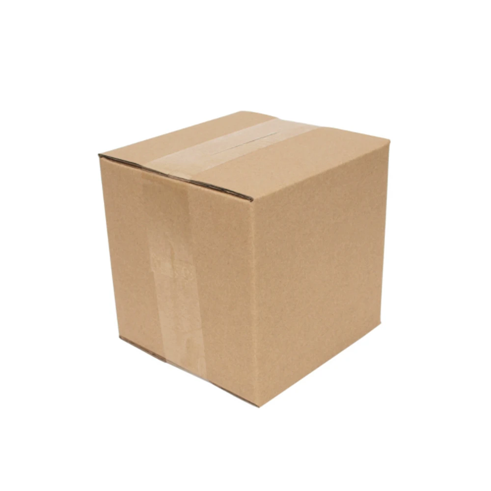 100 Pack 4x4x4 Inches Corrugated Shipping Boxes, 10x10x10cm Kraft Cardboard Mailer Boxes for Small Business Packaging Mailing Storage