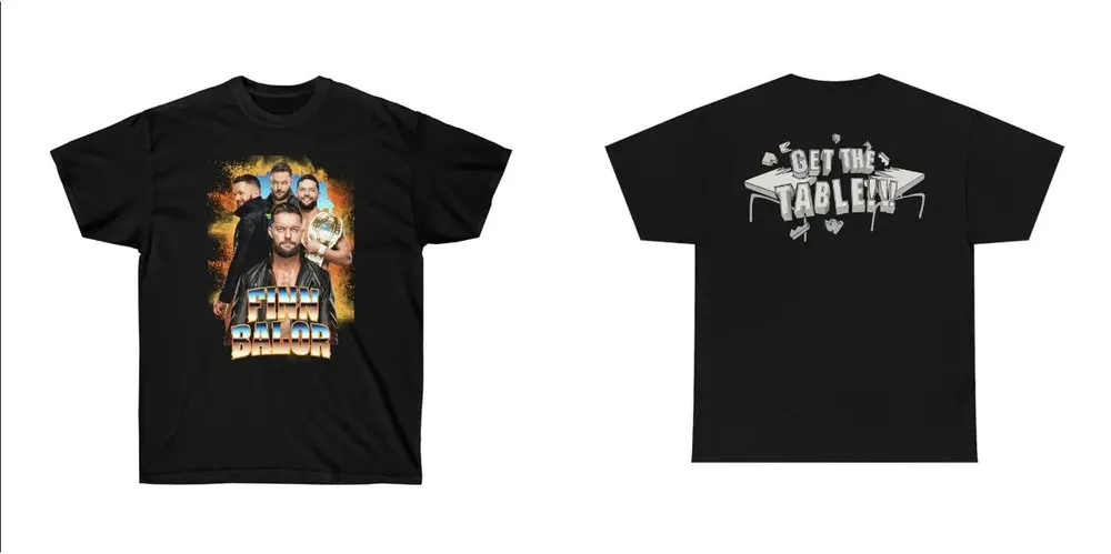 2025 camisetas de gran oferta FINN BALOR camiseta deportiva de lucha famosa fantásticos de luchador ropa de hombre ropa de calle