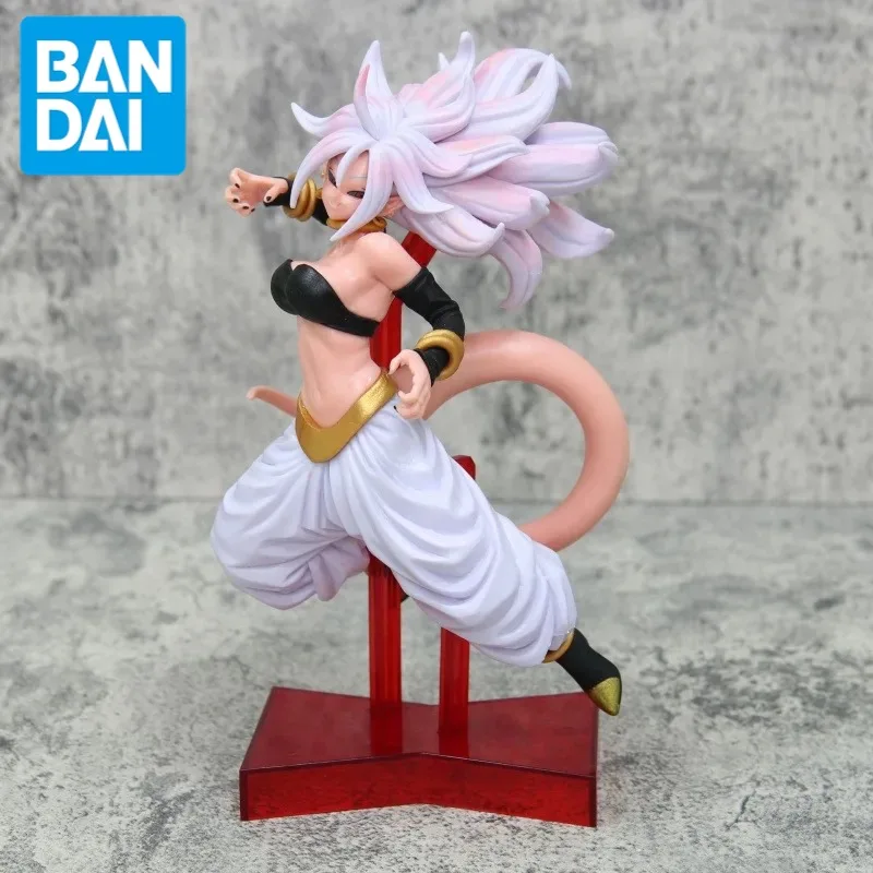 

20cmBandai,Dragon Ball, artificial human No.21 female Buou, boxed Figurine Pvc Model Statue Doll Collection Toys Gift