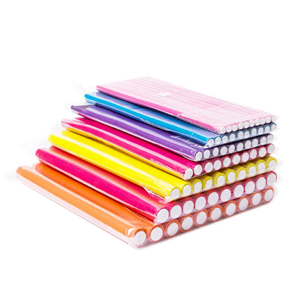 

20Pcs Cold Wave Hair Rollers Foam Curling Rods for Long Medium Short Hair No Heat Damage Smooth Surface Bouncy Spiral Curls