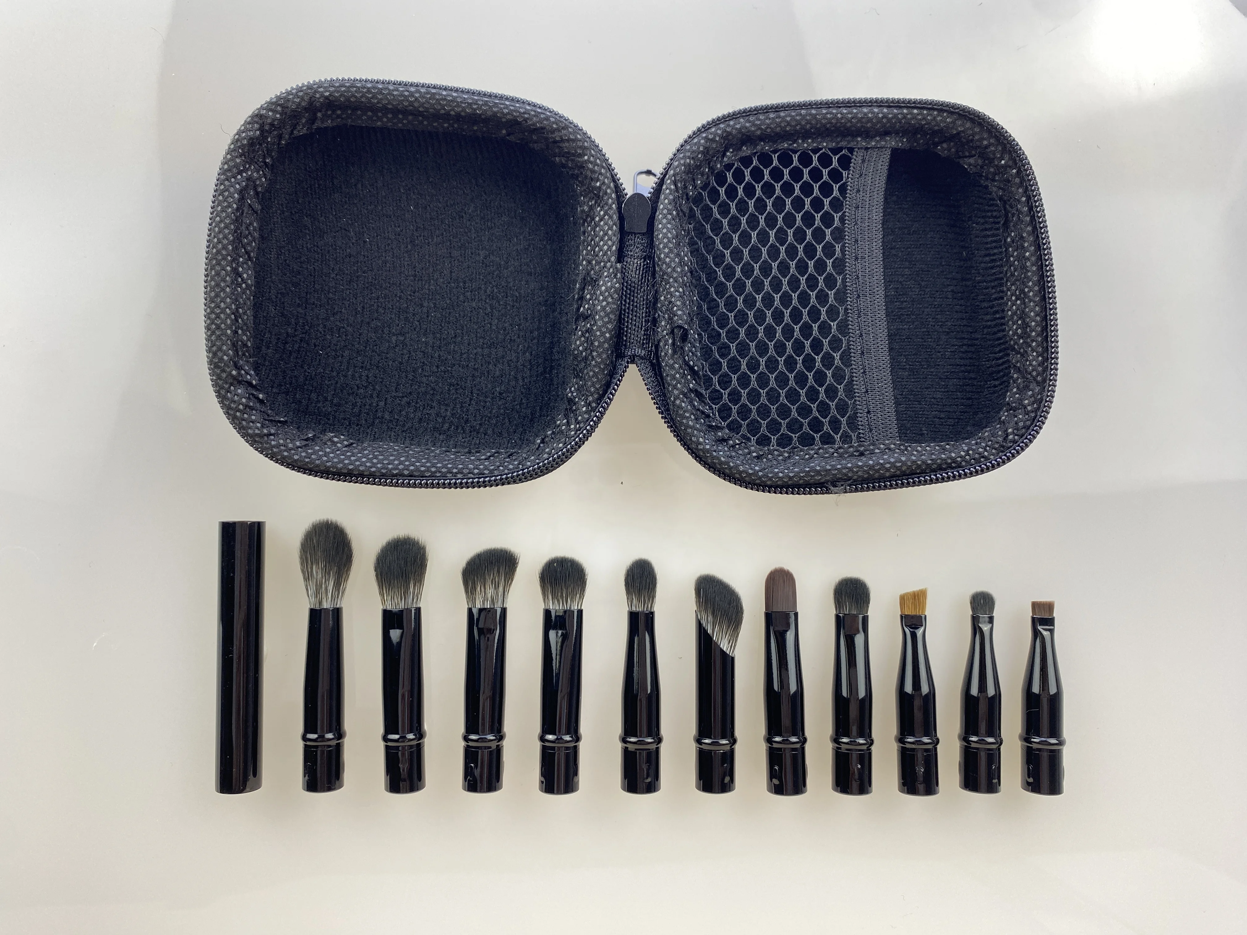 11 Mini Combination Makeup Brush Set