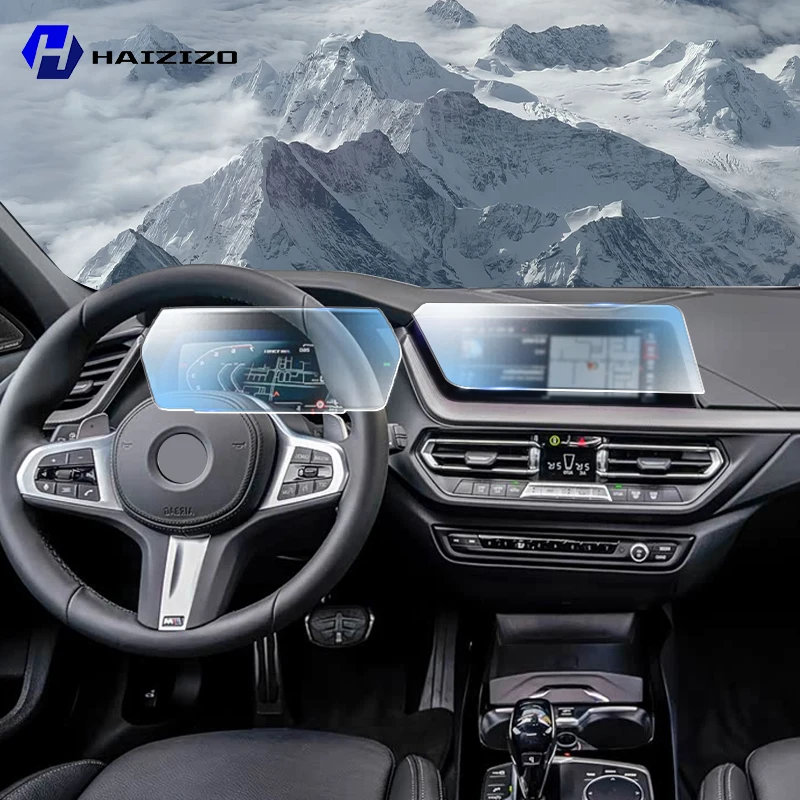 Per BMW Serie 1 F40 2019-2023 Pellicola Protettiva Opaca per Schermo Interno Auto, Console GPS, Navigazione LCD, Film TPU Resistente ai Graffi