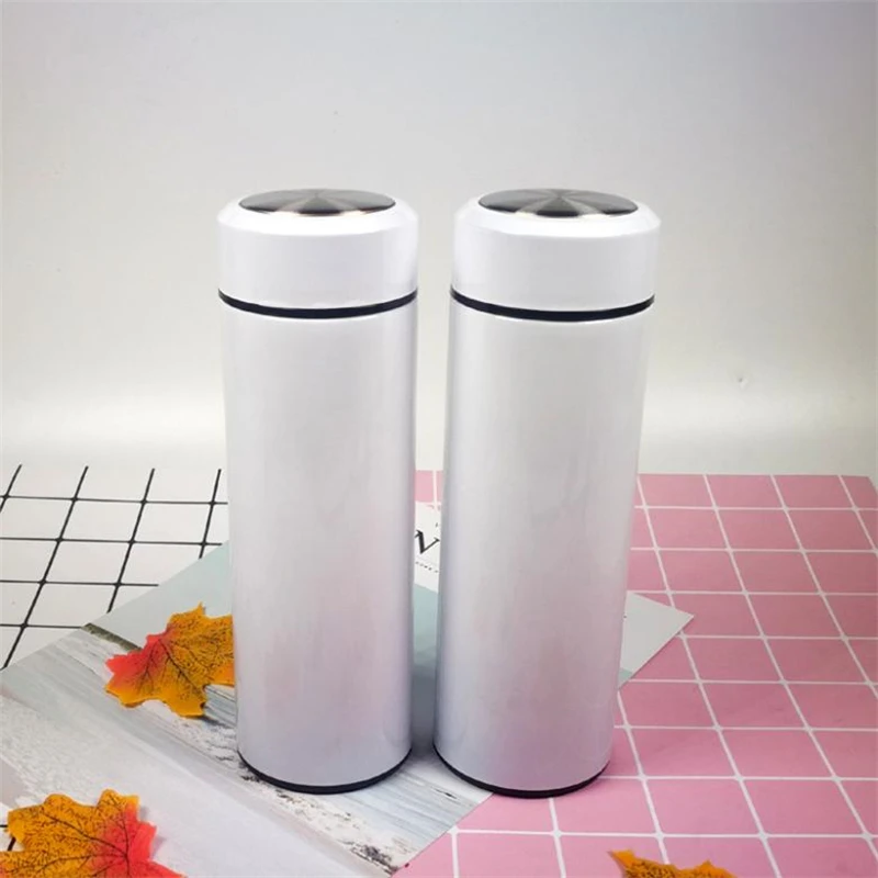 2pcs/Lot Blank Sublimation 350ml NewStainless Steel Business Office Thermos Cup by Sublimation INK DIY Transfer Heat Press Print