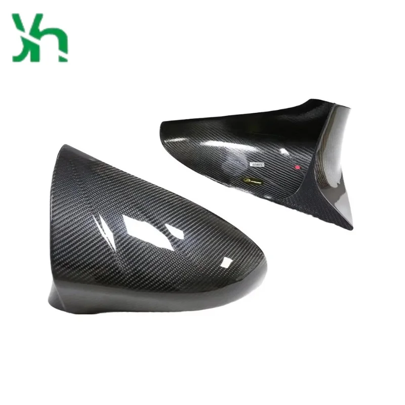 لكزس CT ES IS GS RC RCF الملحقات الخارجية مرآة الرؤية الخلفية M نوع صحيح ألياف الكربون ديلوكس غطاء مرآة جانبية #1