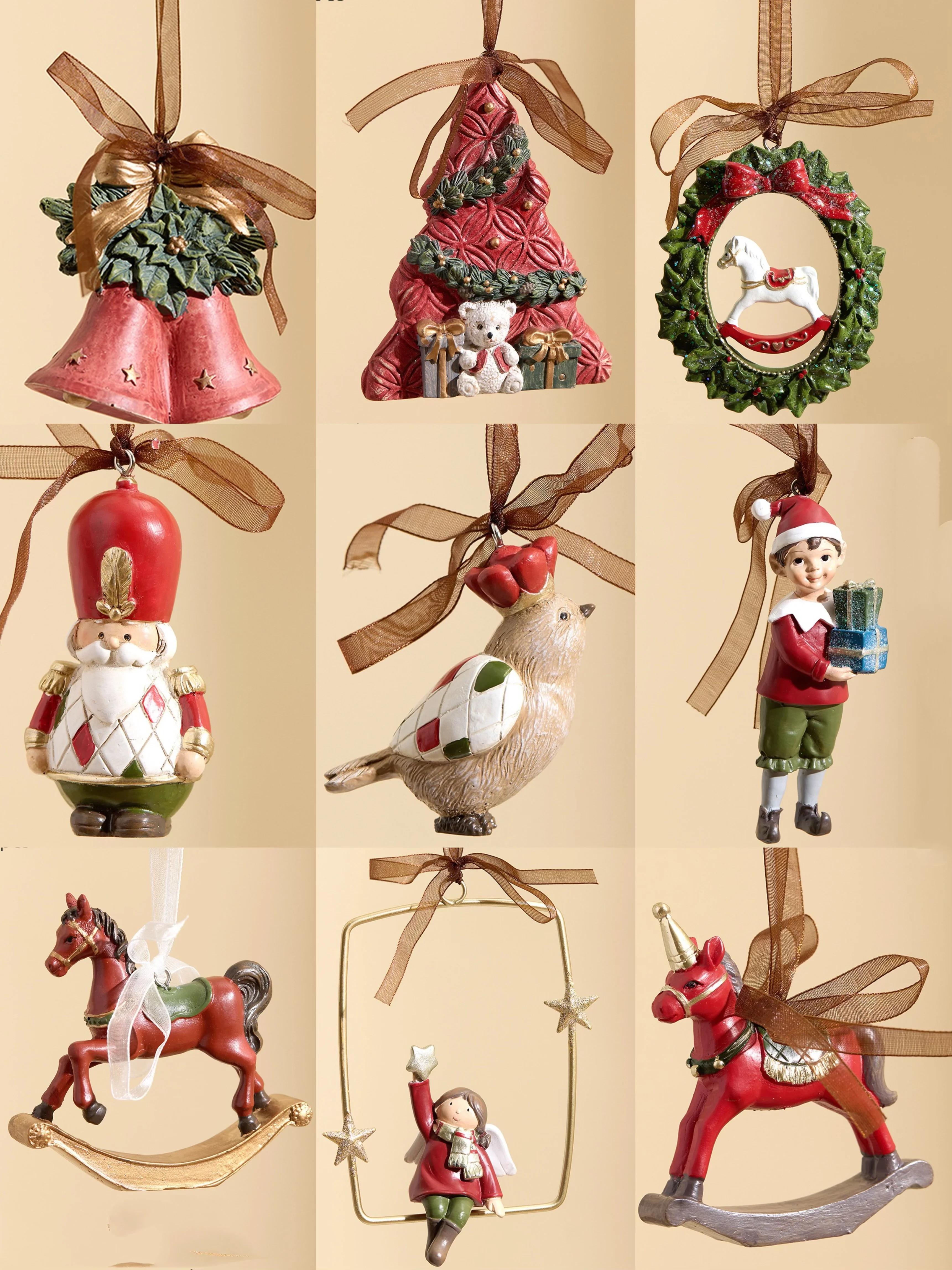 

Новая подвеска в виде рождественской елки для внешней торговли, колокольчик из смолы, эльф