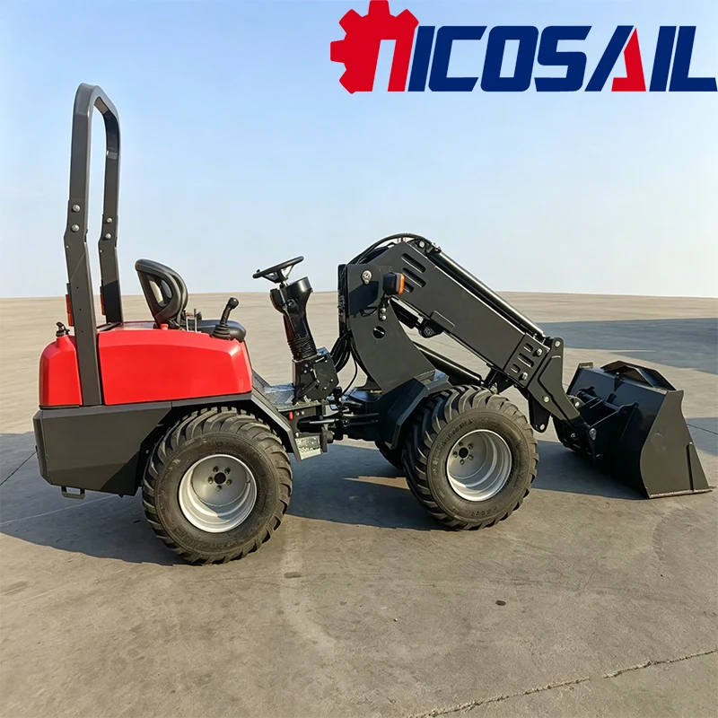 Custom KZL918 800KG Telescopic Wheel Loader CE Standard 4WD In Stock for Construction
