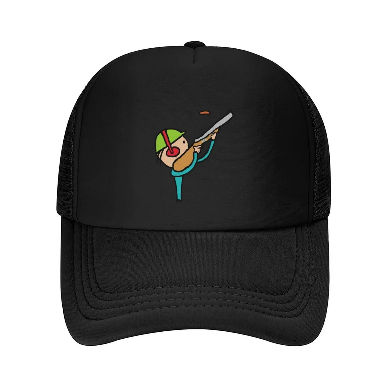 

Clay Pigeon Trap Shooting Baseball Cap Bobble Hat cute Big Size Hat Anime Hat Men Caps Women's