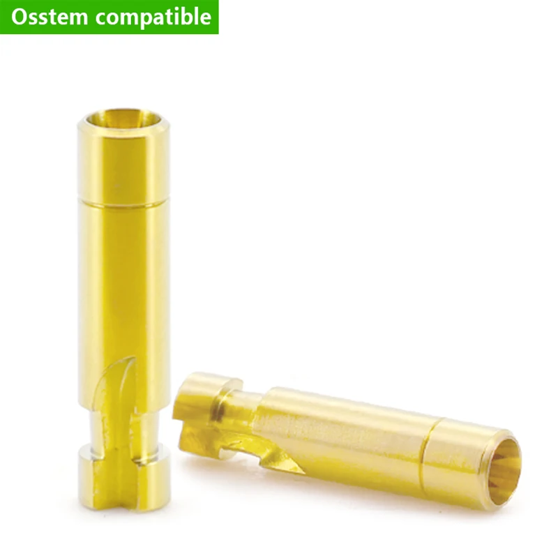 

Лабораторный аналоговый зубной имплантат для Osstem TS Hiossen, титановый крепежный абатмент, высокая точность, обычные и мини-размеры