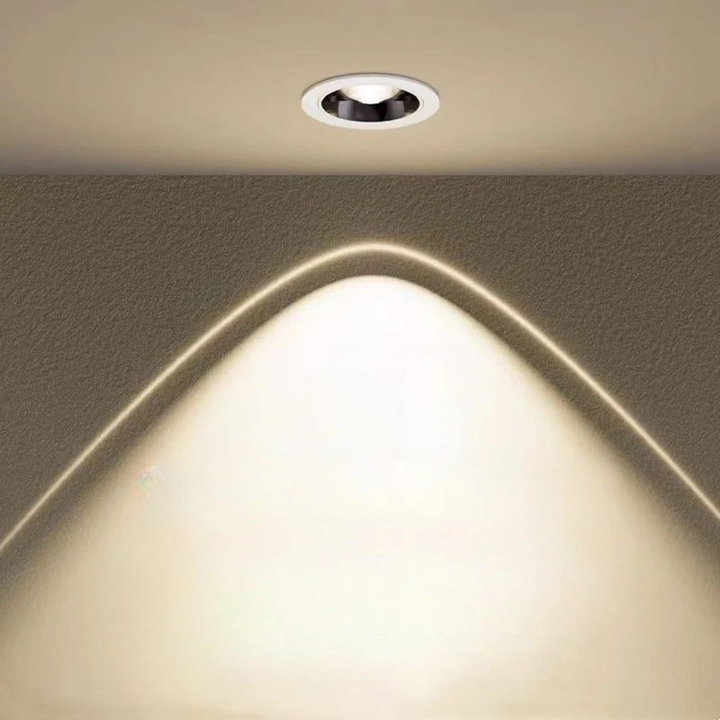 

Новый встраиваемый светодиодный светильник 2025 года с защитой от бликов, настенный, с эффектом «двойной век», для дома, гостиной, освещения комнат