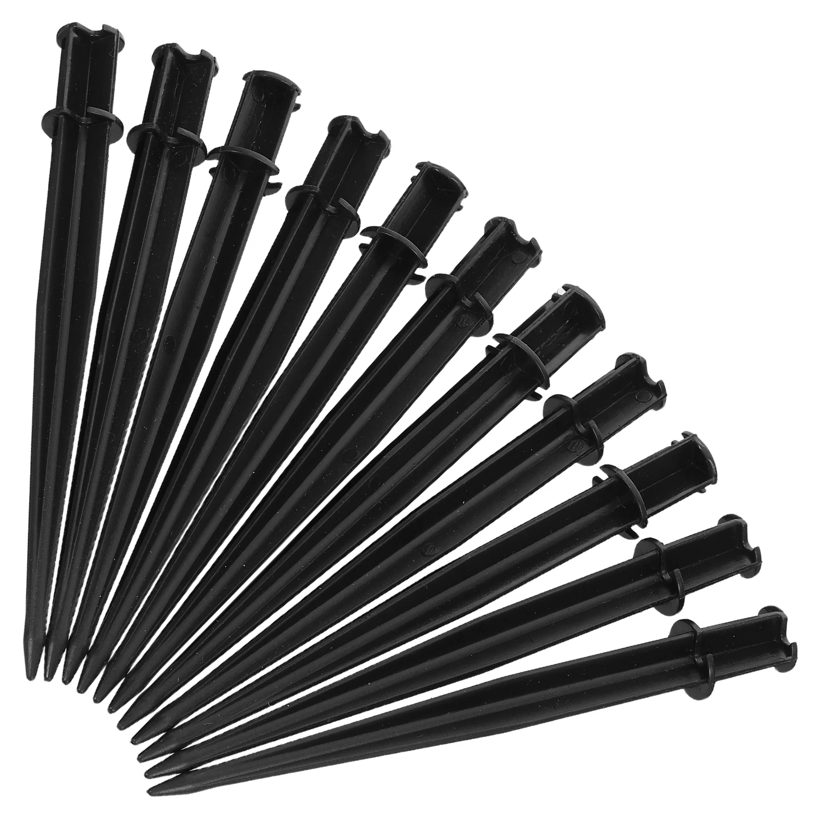 

10pcs Plastic Ground Spikes Solar Light Replacement Stakes For Outdoor Pathway Lights Garden Lamp Holders Accessories Ground Rod