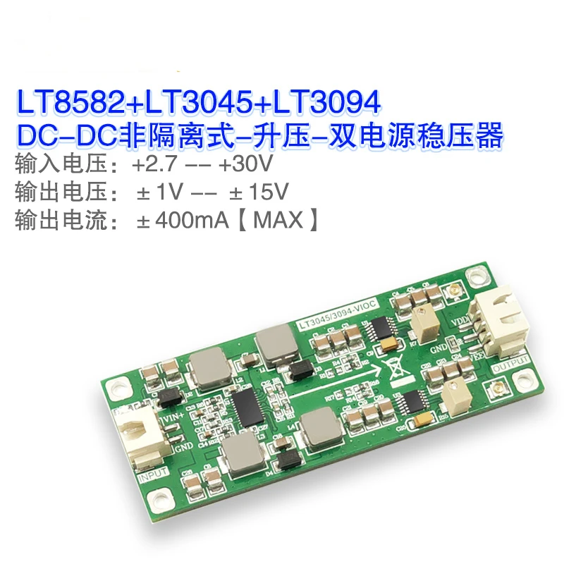 

LT3045/3094 Regulated Power Supply LT8582 Boost Dual Power Supply VIOC Dropout Tracking Function