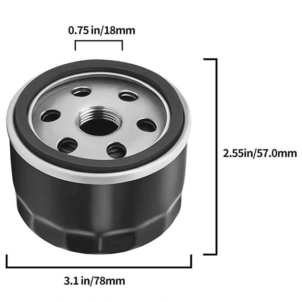 

Oil Filter Kit 4 Premium Oil Filters And 2 Spark Compatible With X304, D110 Lawn Mower Maintenance Accessories