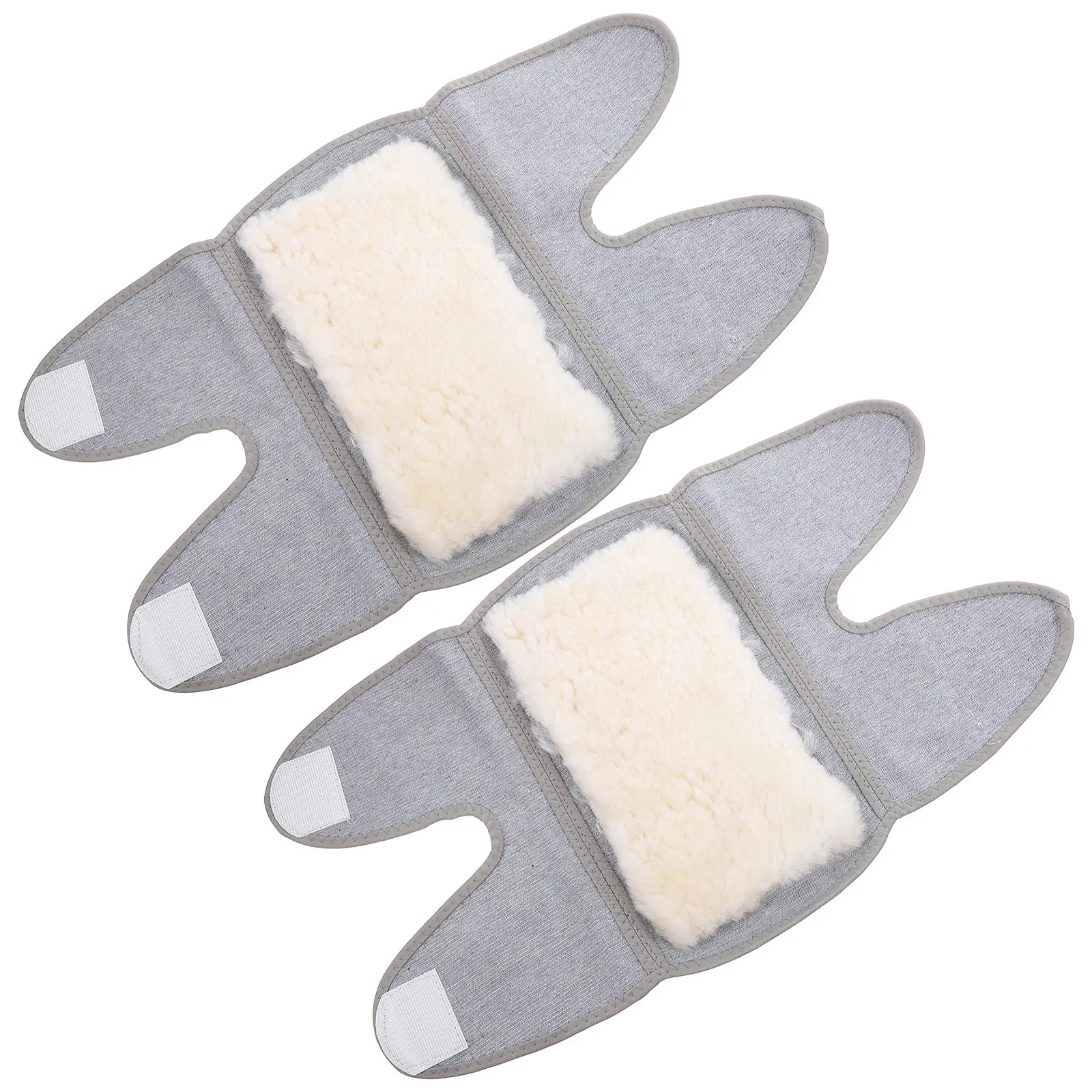 

2pcs Warm Knee Support Thickened Elastic Knit Sleeve For Sports Running Hiking Basketball Exercise Pain Relief Protector