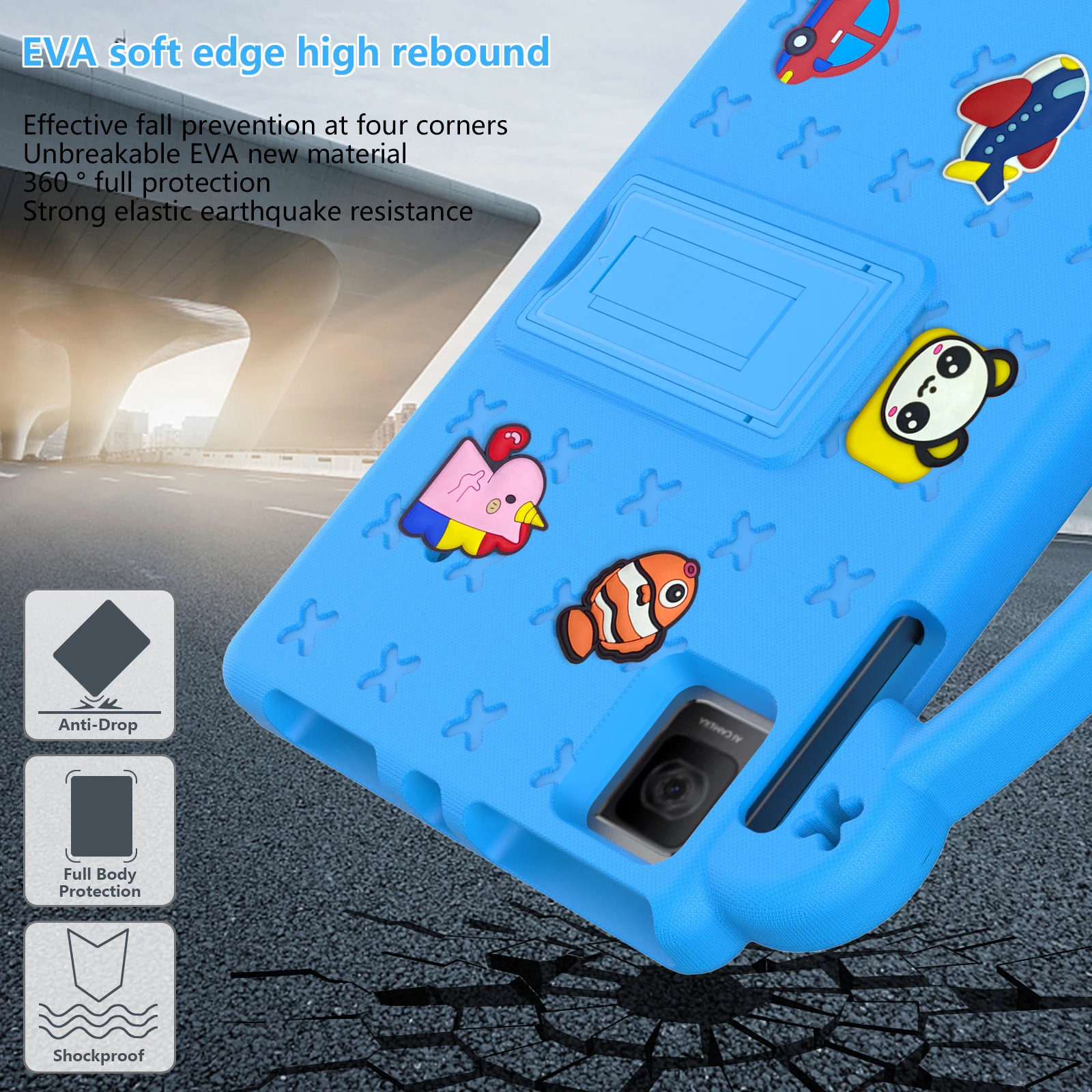 EVA Bear Stand Case For Blackview Mega 3 12.1\