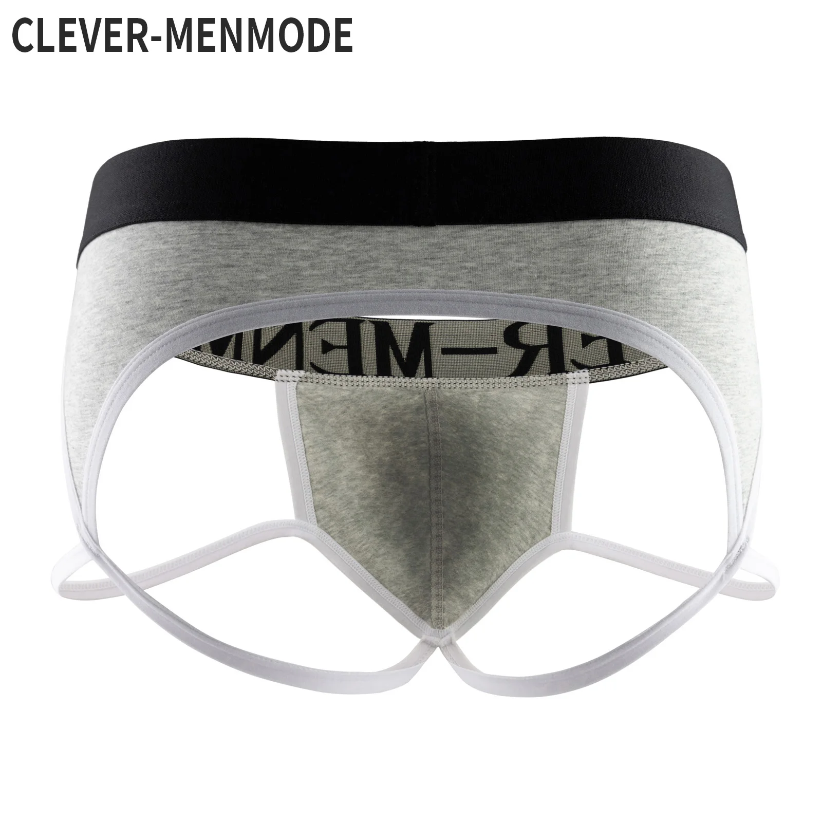 CLEVER-MENMODE Sexy Underwear Men Briefs Open Butt Panties Backless Jockstrap String Underpants Erotic Penis Pouch Elastic